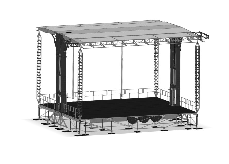 80 to 160m² stages